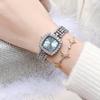 Watch Ladies Square Diamond Waterproof Niche Light Luxury Steel Belt High-End Women'S Watch