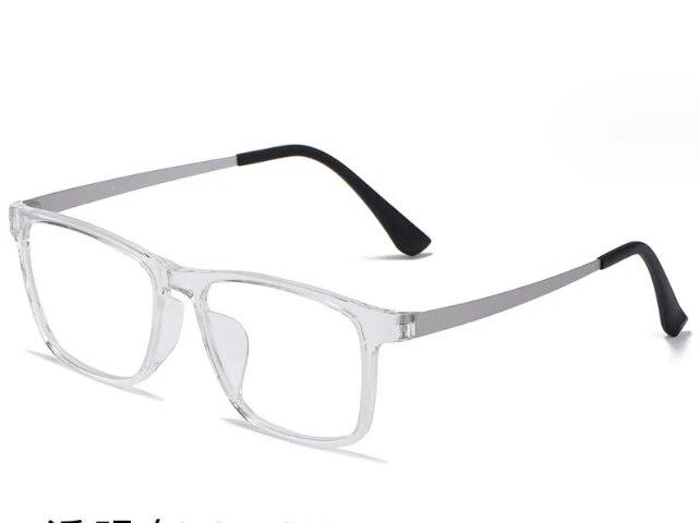 High Quality Ultra Light Square Comfortable Large Eyeglasses Pure Titanium Fashion Optical Prescription Glasses Frame Men