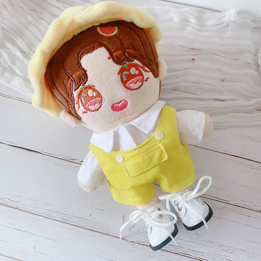 niannyyhouse 20cm Plush Doll Shoes, Leather Shoes x 2, Cotton Doll Shoes, 2-Piece Set, Shoe Length 5.5cm, Baby Doll Shoes, Dress-Up (z-1)