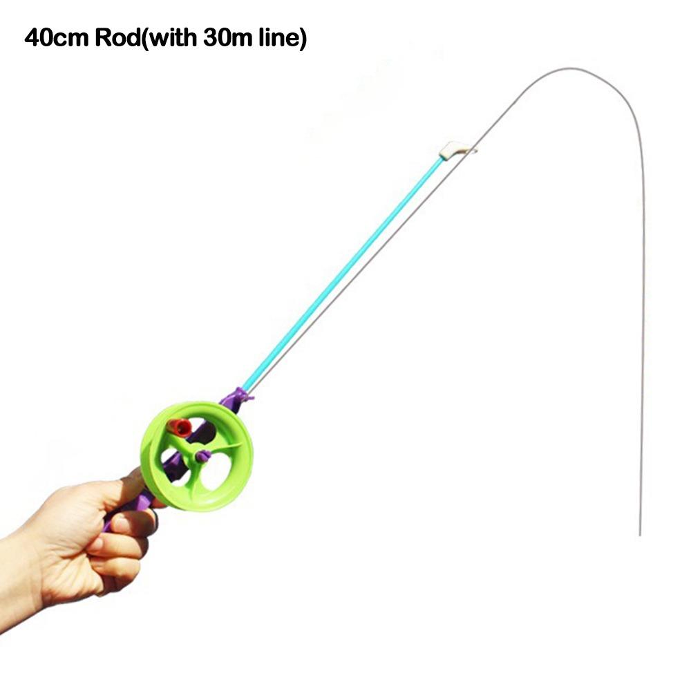 Retractable Ice Fishing Rods Spinning Children Ice Fishing Pen Pole Winter Portable Ice Fishing Rod Ice Winter Fishing