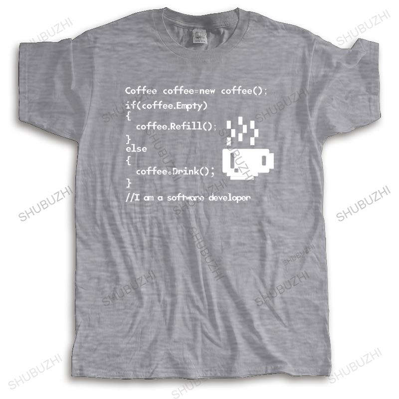 Hot Sale Unisex Brand Summer T Shirt Vintage Tee Short Sleeve Cotton Funny Software Developer Fashion Unisex Teeshirt Short Sleeve