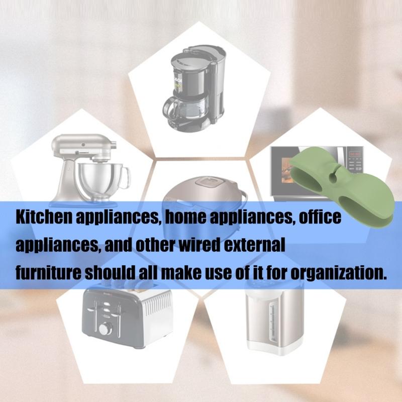 Adhesive Cable Clip Without Drill Cord Organizers For Kitchen Countertops Desk Multipurpose Wire Holder Cord Management