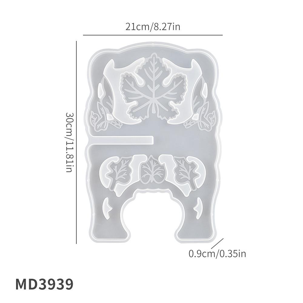 Unique Design Epoxy Resin Mold DIY Tool Reading Rack New Book Holder Mold Desk Decoration