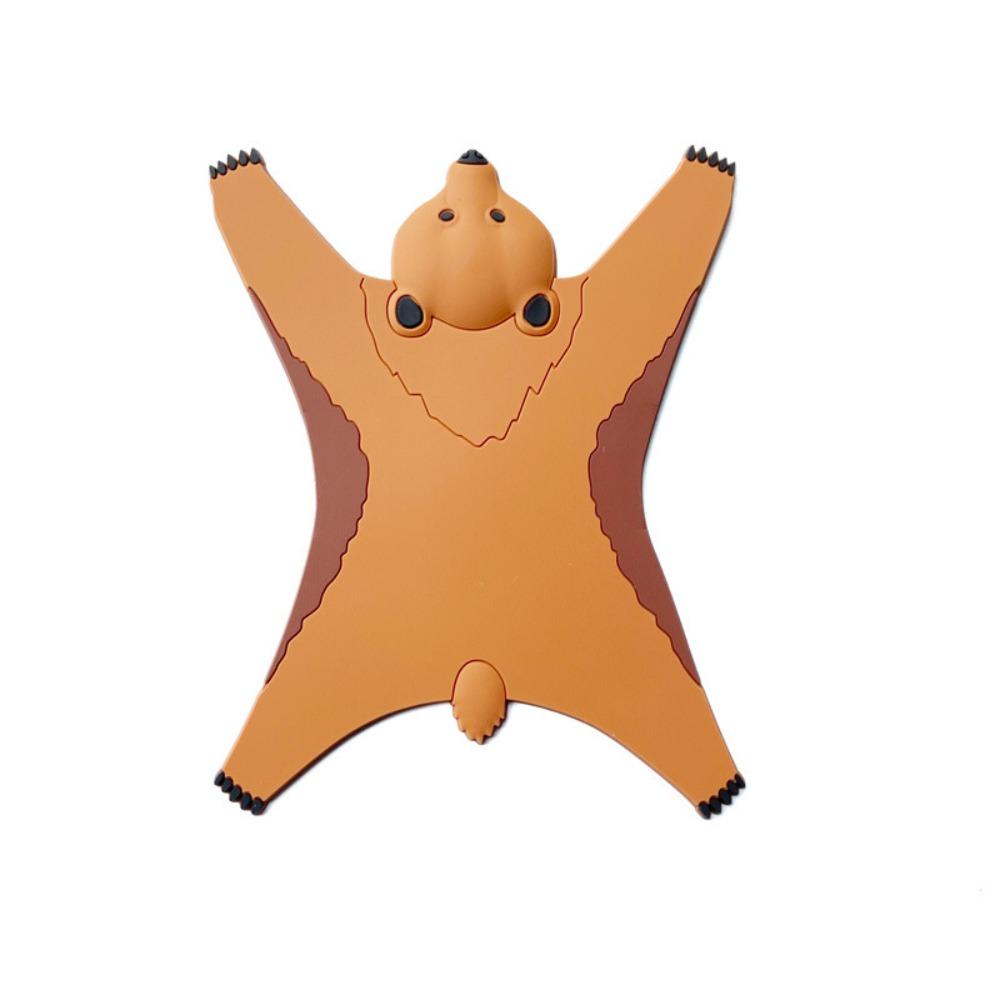 

Бытовая термостойкая силиконовая подставка под стакан в форме тигра, нестандартная подставка под тарелку в форме медведя/леопарда, нескользящая подставка под стакан, подарочный коврик под чашку