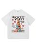 Album N'Sweet Printed TShirt Women's Summer Y2k Tops Clothing Cotton Harajuku Fashion Men's Streetwear T-Shirt