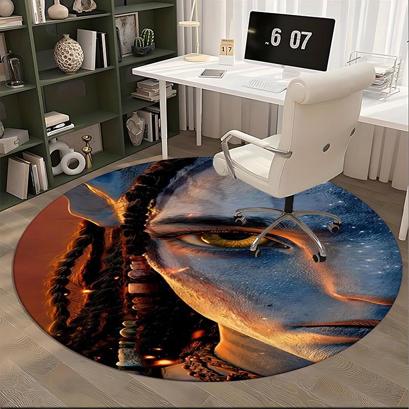 Avatar Inspired Chair Mat   Round Carpet for Home Decor, Office Use, Living Room, Bedroom, Gift Idea0211b