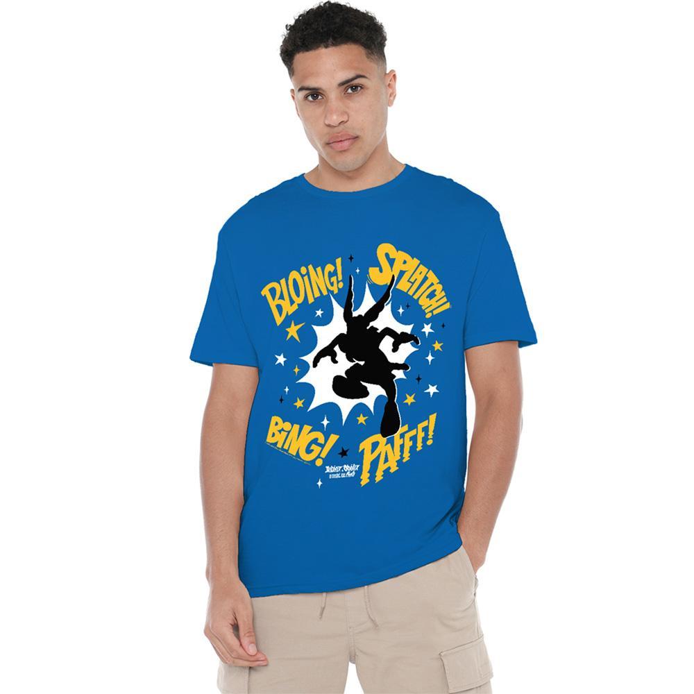 Asterix Unisex Adult Fight Silhouette T-Shirt