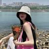 Summer Womens Cotton Fisherman Hat With Uv Protection And Large Brim For Face Sunshade And Ventilation