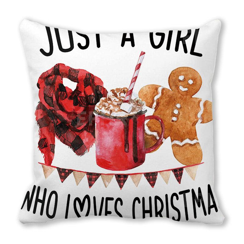 Christmas Decoration Christmas Tree Print Pattern Cushion Cover Home Living Room Sofa Decoration Pillow Pillow Cover 45x45cm