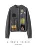 Women's Hand-Knit Retro Cardigan Vest - Trendy Autumn/Winter Layering Sweater