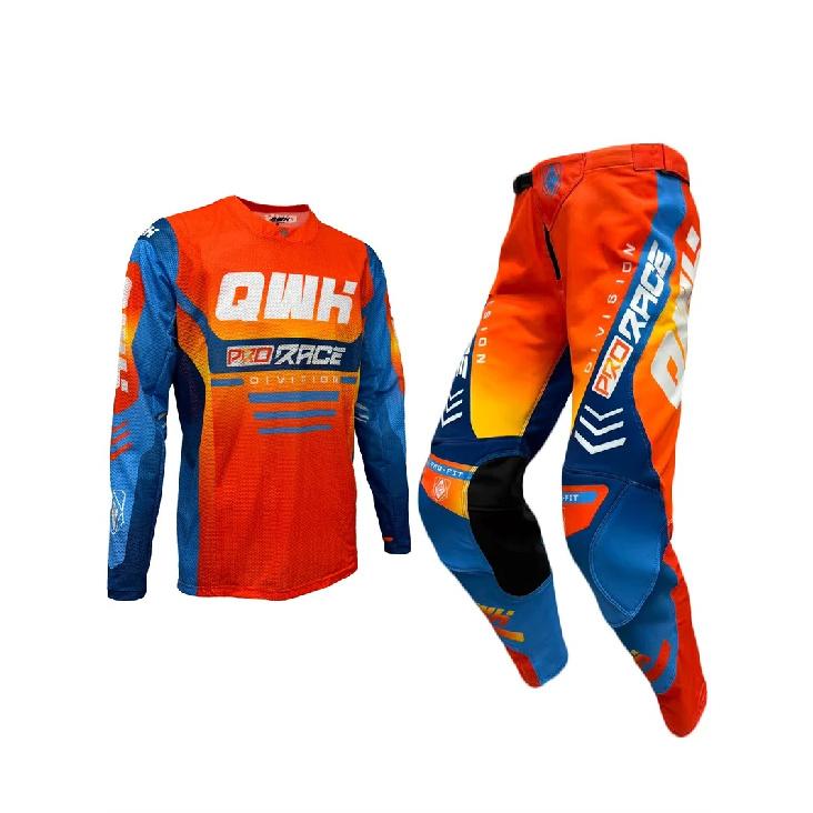 2026 Set Abbigliamento Motocross Set Maglia MX Abbigliamento da Gara ATV Kit Moto Enduro Tuta Moto Fuoristrada QW2