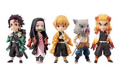 Set de 5 figurine de colecție Demon Kimetsu no Yaiba World Slayer