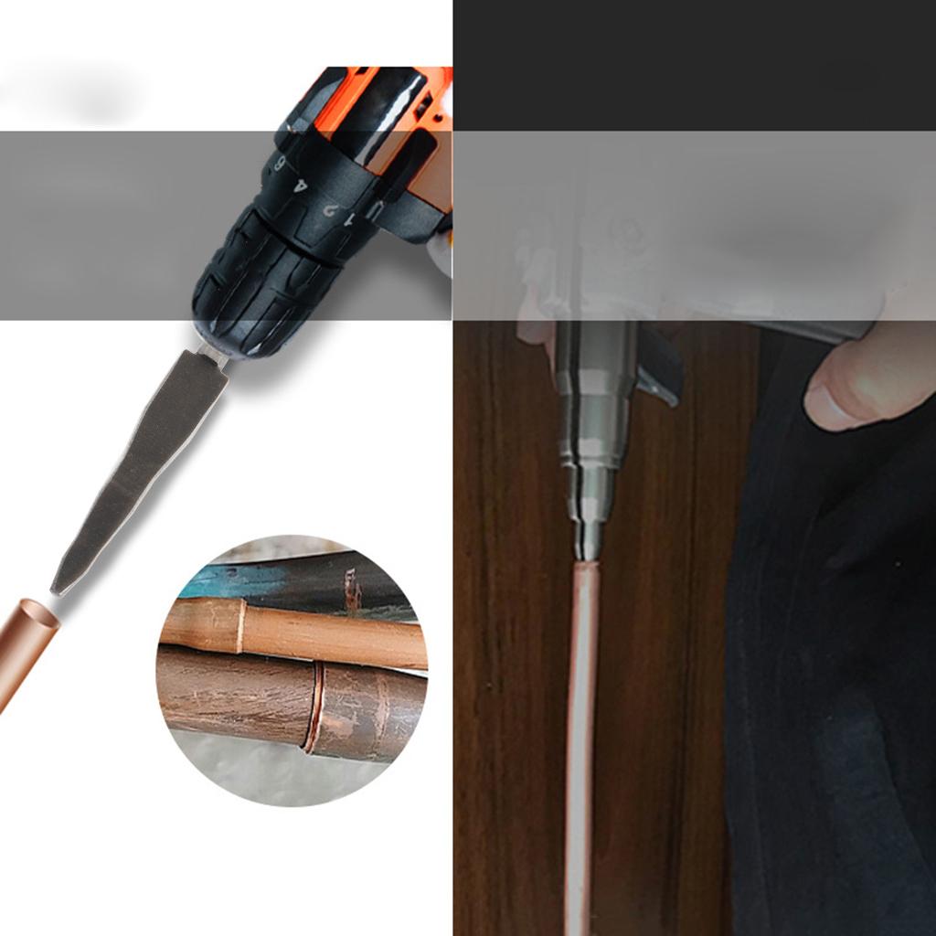 Copper Pipe Swaging Tool Cross Screwdriver Drill Bit Aluminum Tube Expander Accessory Cross Aluminum Tube Expander Tool