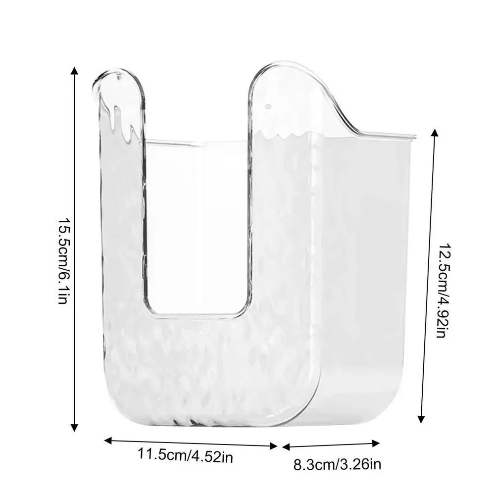 

Wall-Mounted Wet Wipes Box Tissue Box Punch-Free Face Towel Storage Box Toilet Wet Wipe Holder Napkin Paper Case Bathroom Acc 1pcs-White