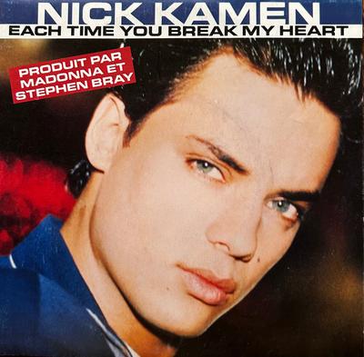 7-Zoll Schallplatte NICK KAMEN - Each Time You Break My Heart 2485277 WEA 1986 Frankreich Dance & Electronica Gebraucht