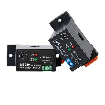 Comutator de Detectare Curent AC 0,2-30A Releu cu Inducție Autopowered M3050/M3056 Cu Prag Reglabil și Izolare de Siguranță