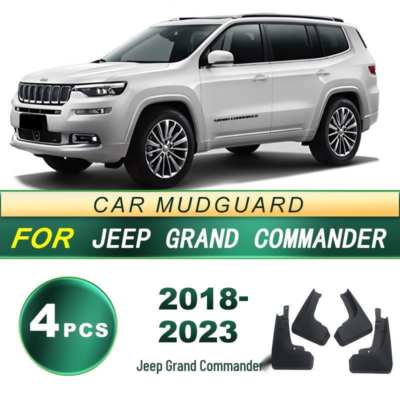 2018-2023 Jeep Grand Commander Soft Rubber Tire Mud Flaps - Accessory Upgrade