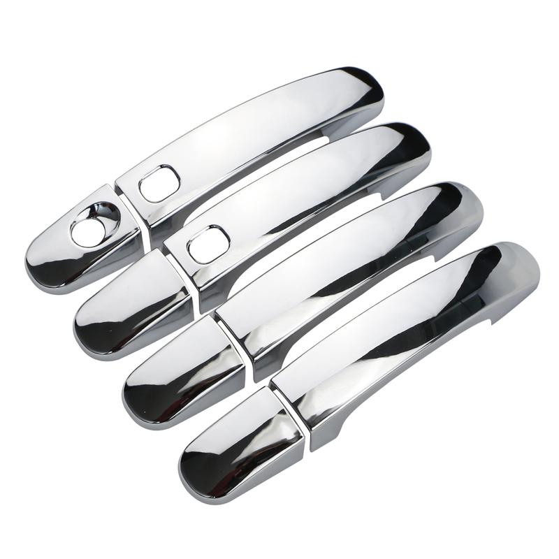 ABS Chrome Couvercle de Poignée de Porte Extérieure de Voiture Garniture Autocollant pour Ford Focus 2 MK2 2005-2011 pour Focus 3 4 MK3 2012 - 2017 Accessoires