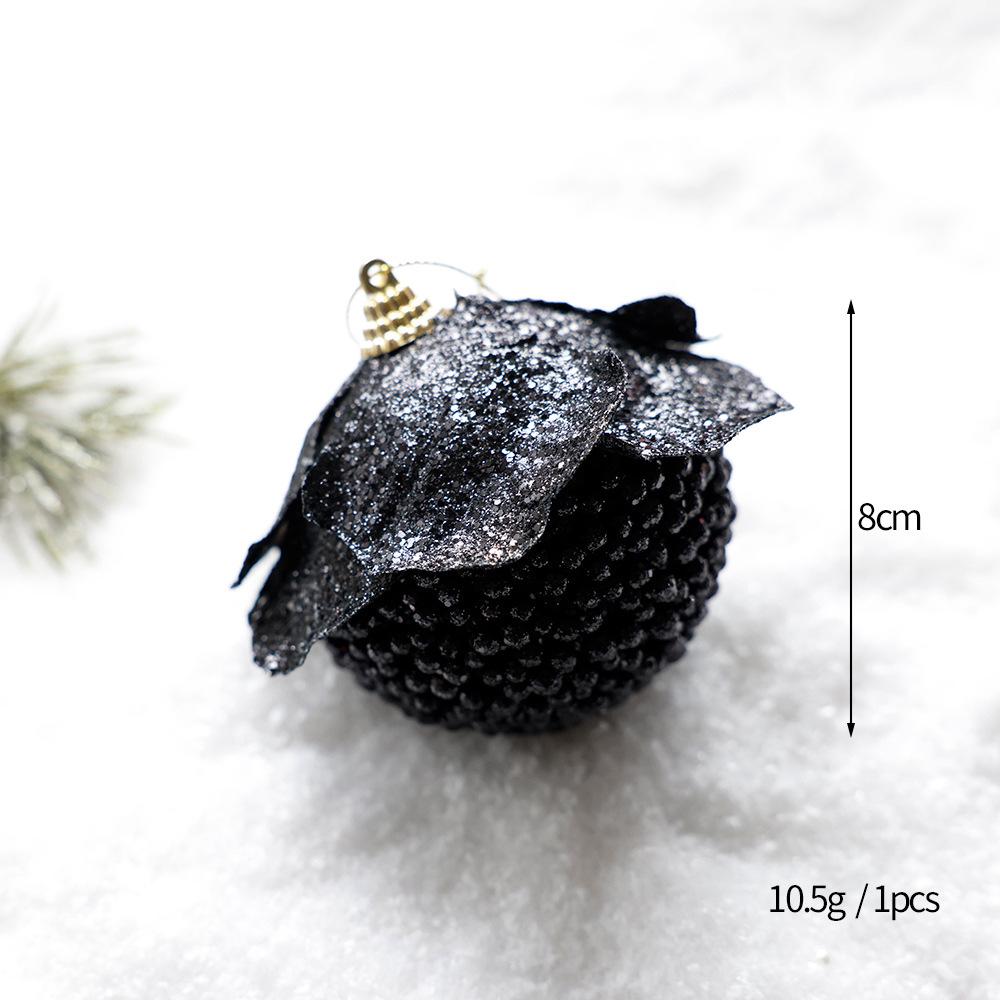 DIY Painted Foam Christmas Ornament: Snowflake & Irregular Pompon Balls