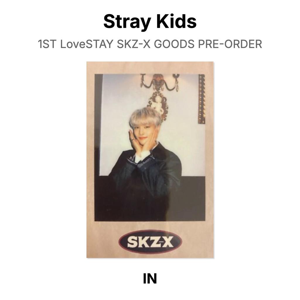 Stray Kids 1ST LoveSTAY SKZ-X GOODS PRE-ORDER Official Photocard