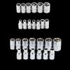 1-Piece 1/4 Drive Inch Metric Ratchet Wrench Socket Head Sleeve Double End 4 5 6 7 8 9 10 11 12 13 14mm Hand Tools
