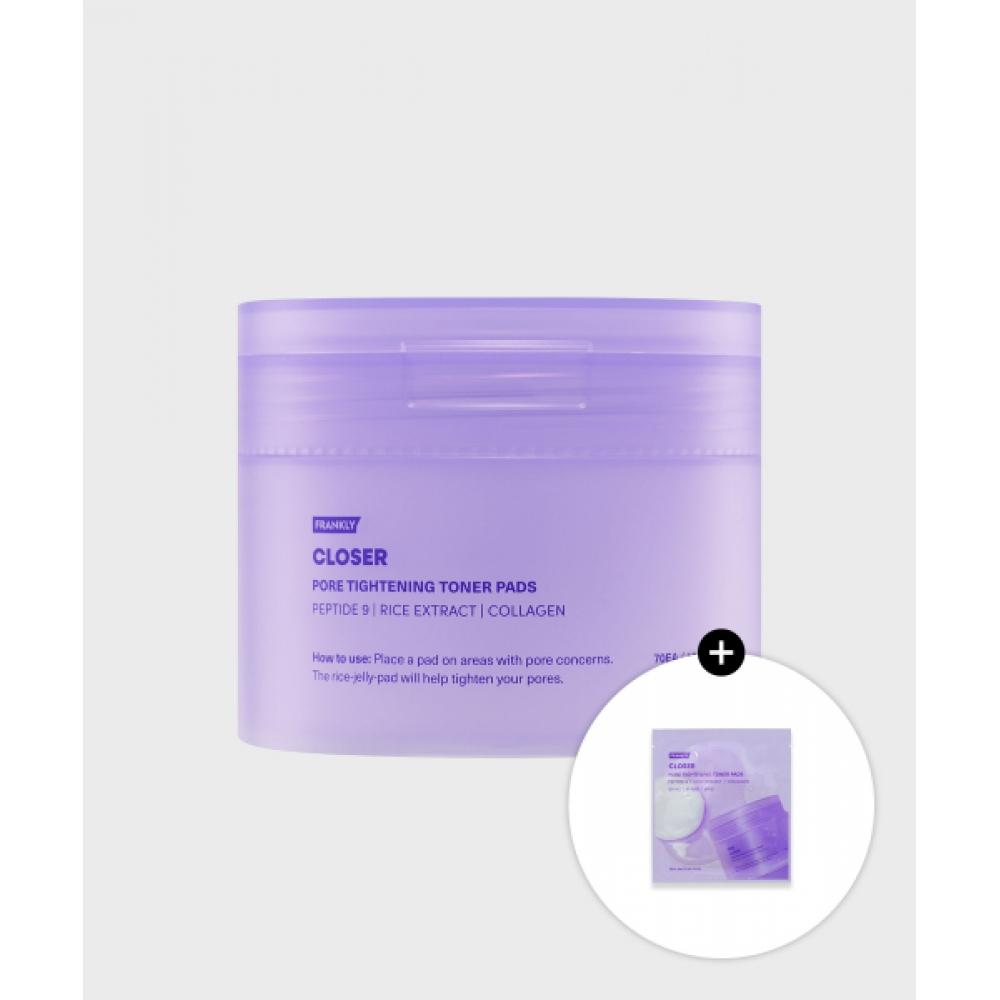 Frankly Очищающий тонер-пэд 70 шт. + 2 шт. в подарок NONE