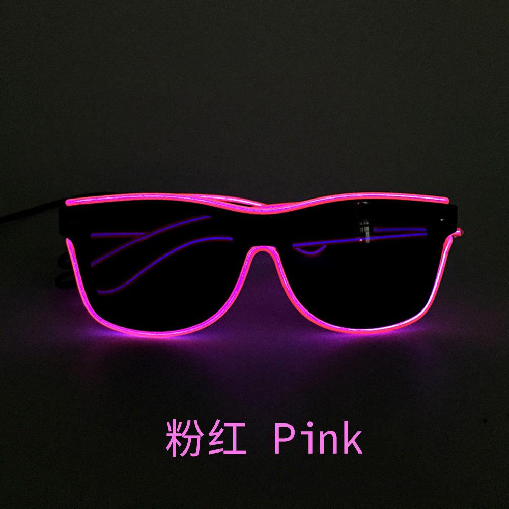 Fancyfamily 1PC Halloween Fluorescent LED Luminous Eyeglasses Sunglasses Party Props