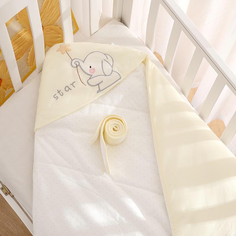 300g Reines Baumwoll-Abnehmbares Pucktuch für Neugeborene - Verdickt für Frühling, Herbst, Winter