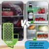 Multi-functional Storage and Organisation Cleaning Utensils No-punch Adjustable Mobile Reusable Refrigerator Dividers
