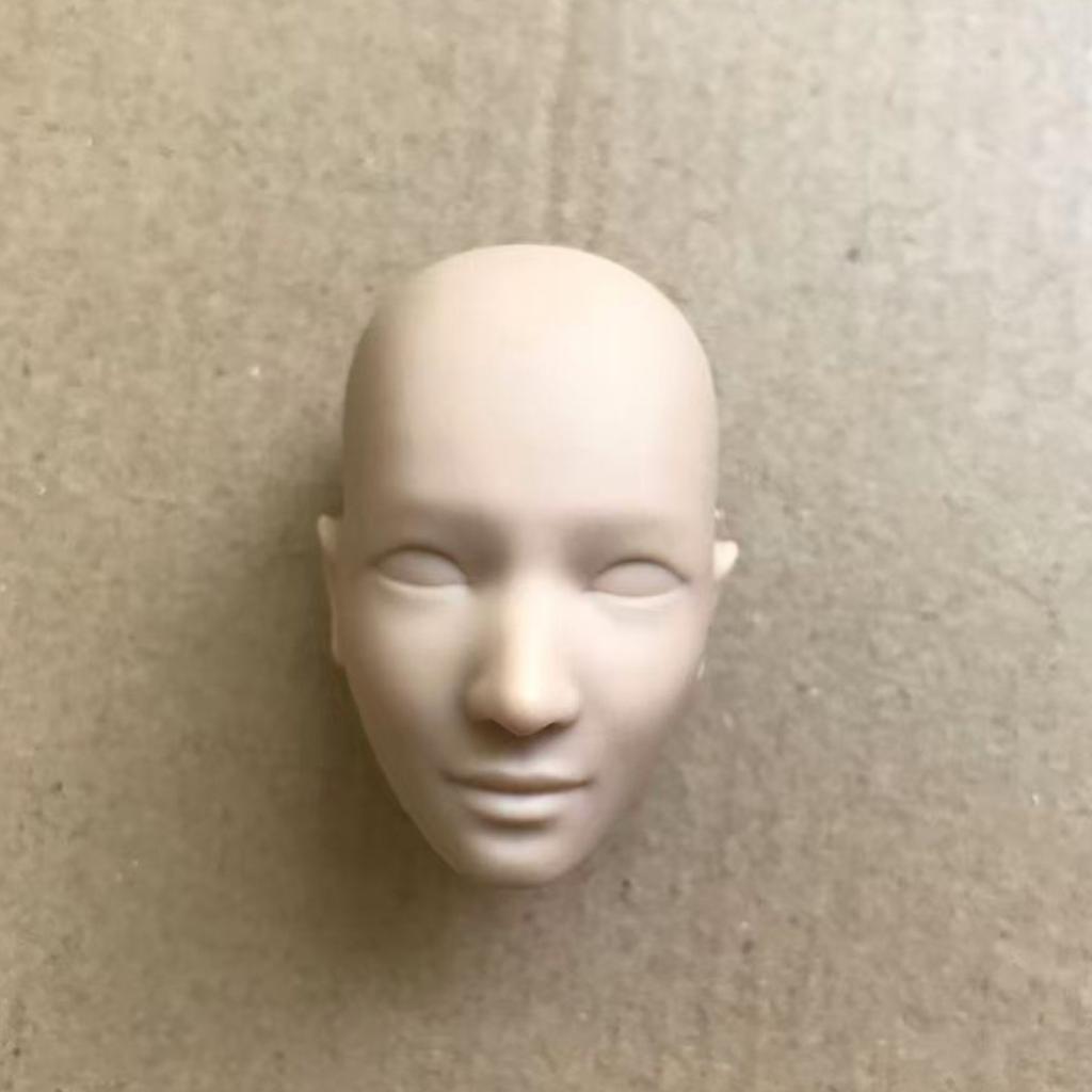 MENGF YUNYI 1/6 Чоловіча лялька Лисі голови з невеликими дефектами для DIY малювання, практики макіяжу, білі, рожеві, бежеві, частини ляльки солдата