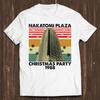 Nakatomi Plaza Inspired Parody 1988 Christmas Party 80s Gift Tee Summer Mens and Womens Loose and Breathable Tshirt Top
