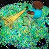 2000pcs Colorful Luminous Stone, Fluorescent Gravel, 3-5mm Specification Fish Tank Garden Micro Landscape Diy Decoration Luminous Sand