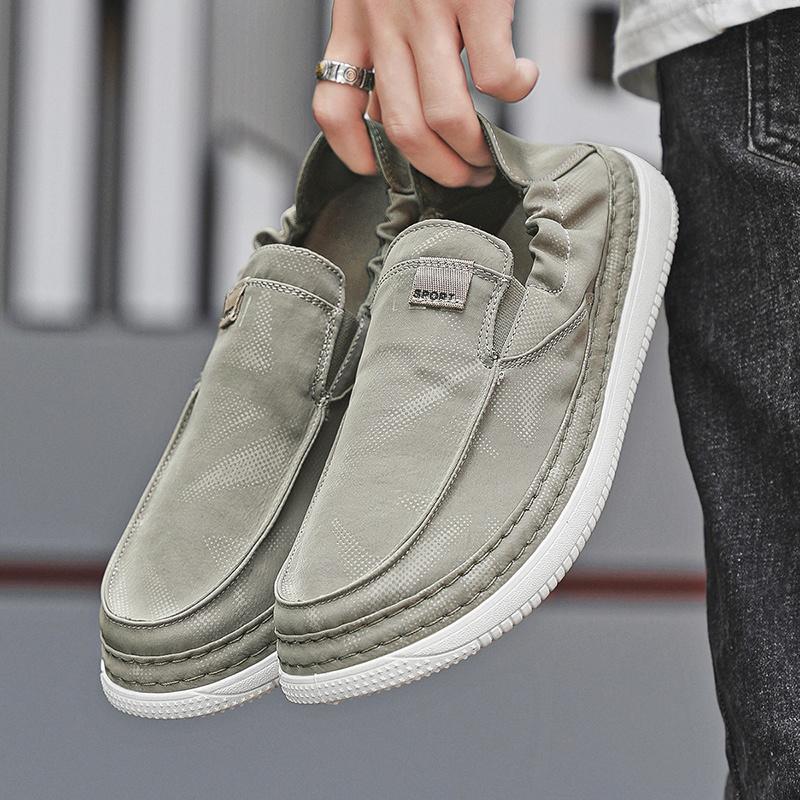 Nowe męskie wygodne buty sportowe buty codzienne Oddychające modne wygodne codzienne buty męskie wsuwane płócienne buty sneakersy