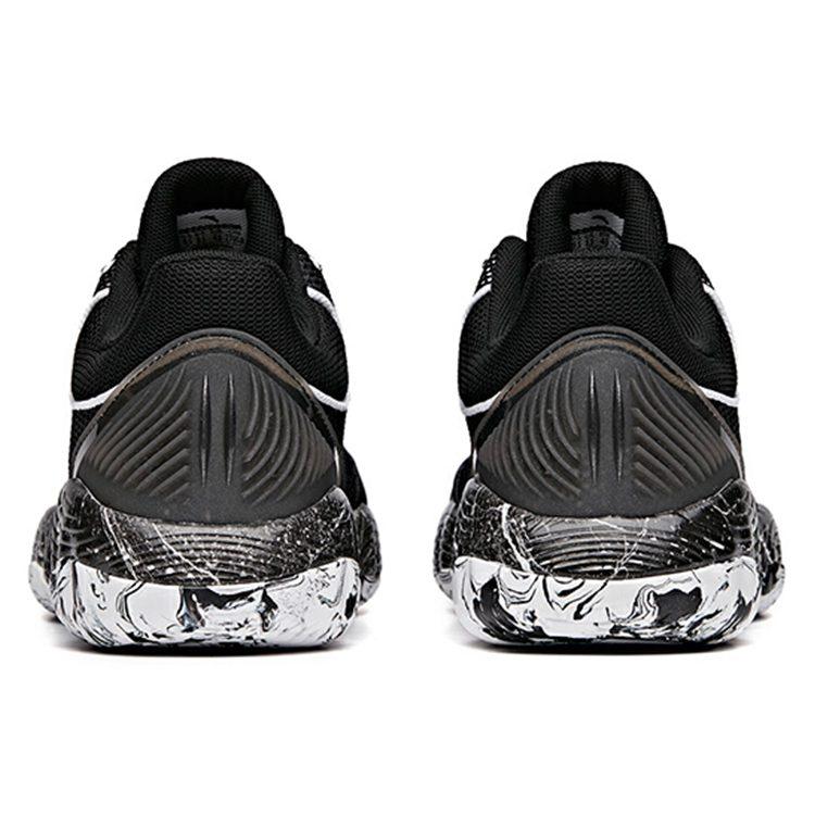 Anta Cushioning, Wear Resistant Low Top Basketball Shoes Men's Black 112031605-2