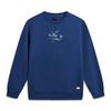 Li Ning DNA Series Winter Sports Inspired Limited American Retro Casual Fashion Versatile Logo Crew Neck Pullover Sweatshirt Men Sweatshirt AWDWC13-2