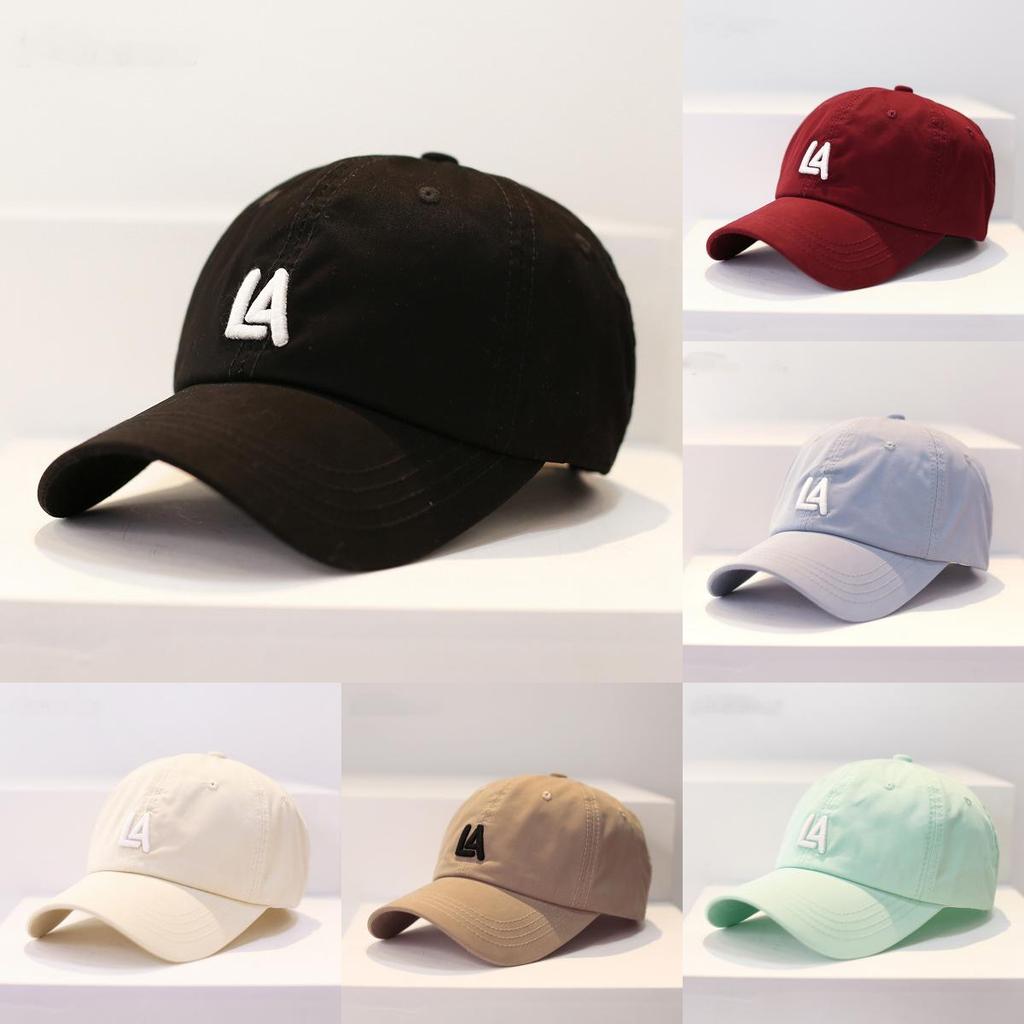 Cotton Baseball Cap For Women With Letter Embroidery Sun Protection For Spring Summer Casual Wear