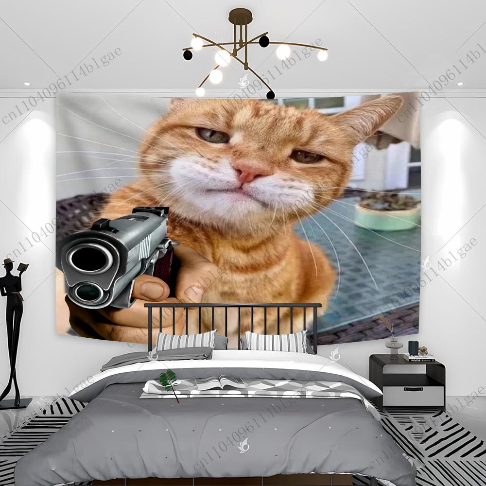 Funny Tapestry - Personalized Decoration Injecting Humor into Your Bedroom Theme Background Tapestry Wall Hanging