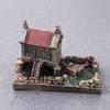 Kleines Haus Umweltfreundliches Sturzfestes Harz Mini Hausmodell Statue Garten DIY Bonsai Dekoration für Wohnaccessoires