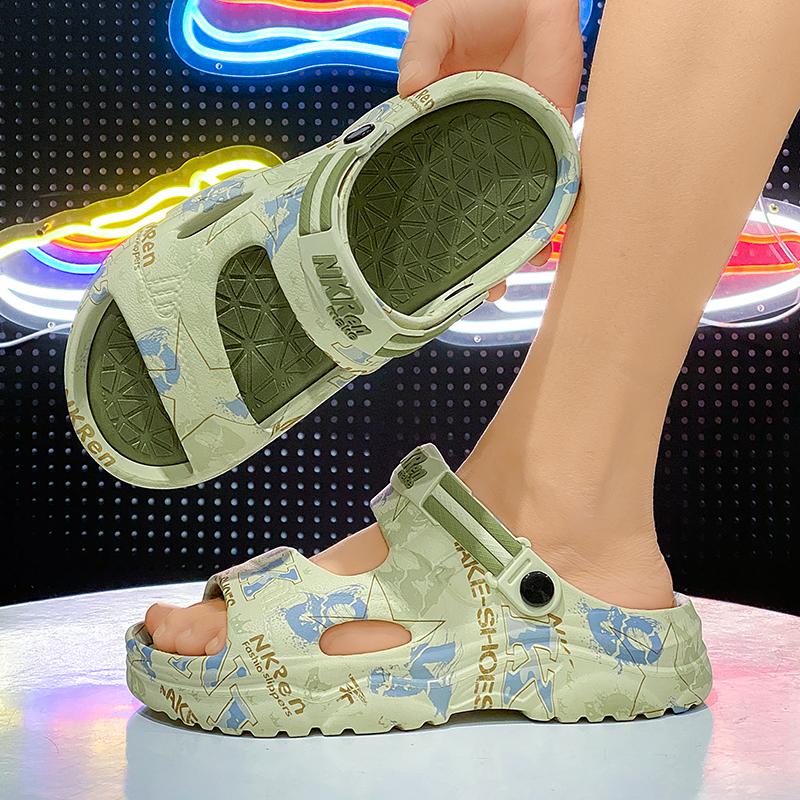 New Summer Men Sandals Slippers Indoor Shoes Beach Casual Slippers Soft Sole Platform Slides Men EVA Flip-flops Couple Sandals
