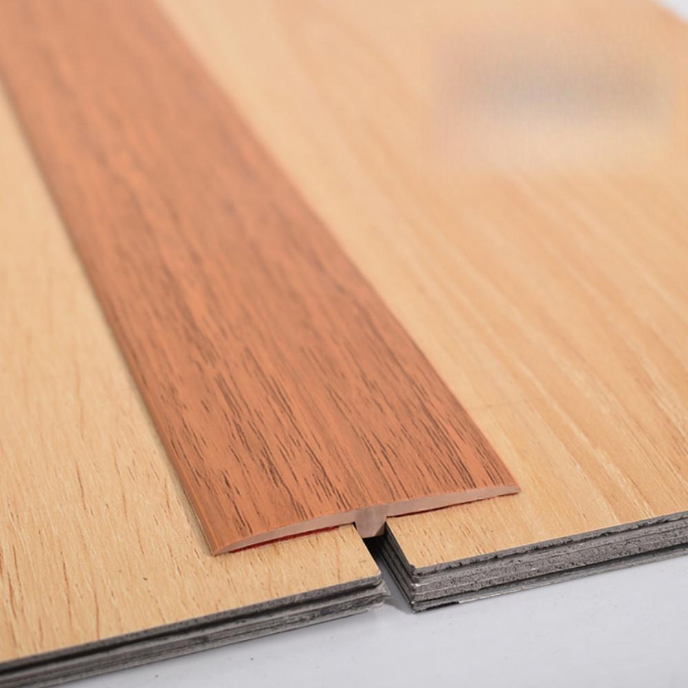 

1roll 1mX5cm Floor transition strip self-adhesive T-shaped folding threshold cover household wood grain divider strip 1mX5cm