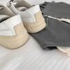 [SheII] Smiley Girl~ Acn * Velcro Platform Sports Casual Shoes Women's Little White Shoes Board Shoes