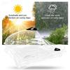 Transparent Rain Tarpaulin Thickened Windproof Rainproof Tarp Multipurpose Rainproof Tarp Cover for