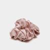 AVVINA PELLE Seiden-Scrunchie (S) - Staubige Rose