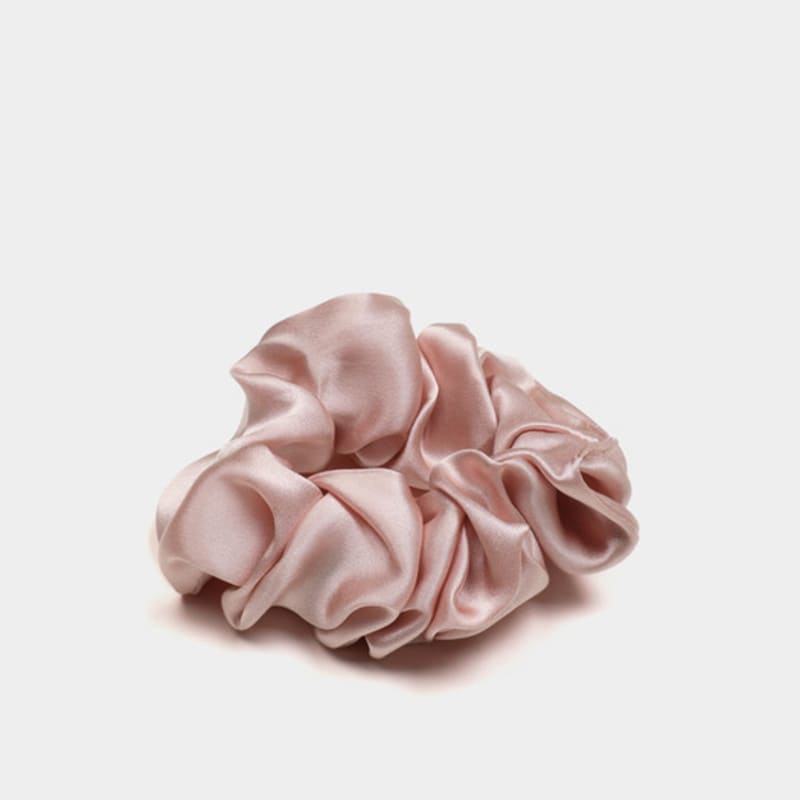 AVVINA PELLE Silk Scrunchie (S) - Dusty Rose