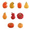 Halloween Pumpkin Shape Festive Atmosphere Aromatherapy Pastoral Style Smokeless Candles Gift Multicolor