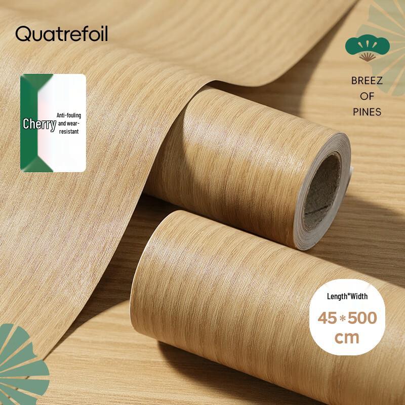Quatrefoil Self-Adhesive Wood Grain Renovation Film