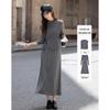 Demana Quiet Luxury Winter Vest & Dress Two-Piece Set