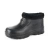 Winter Schneestiefel Herren EVA Leicht Wasserdicht Warm Arbeitsschuhe Outdoor Angeln Küche Autowäsche Schwarz Baumwollschuhe für Herren