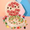 Carrot & Mushroom Memory Chess: Wooden Puzzle Game for Kids' Early Education