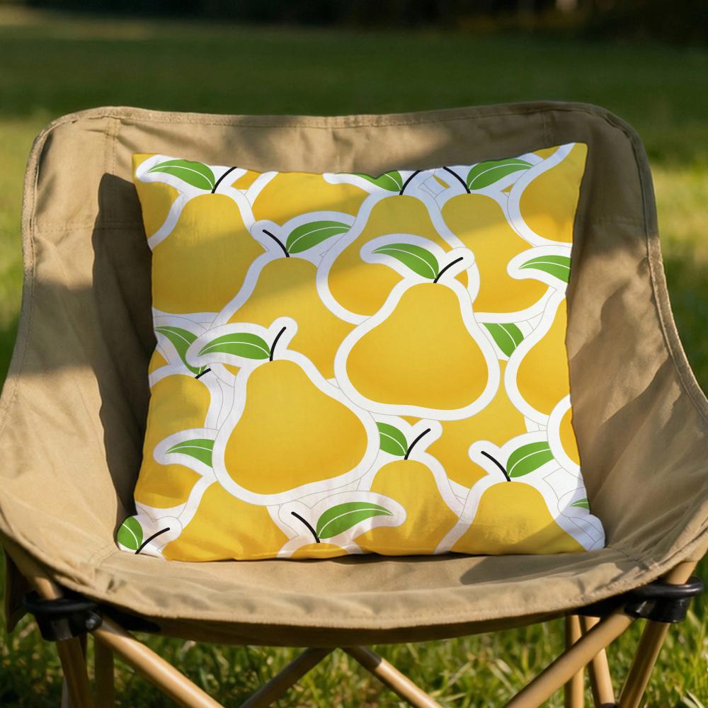 

fFruit printS Cushion Cover Soft Reversible Durable Pillow Cover MultiScene Use for Home Car Daily Comfort 30X30cm